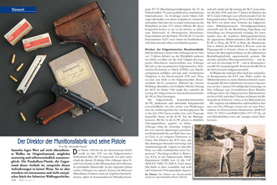 RWM 17 Der Direktor der Munitionsfabrik Thun und seine Pistole